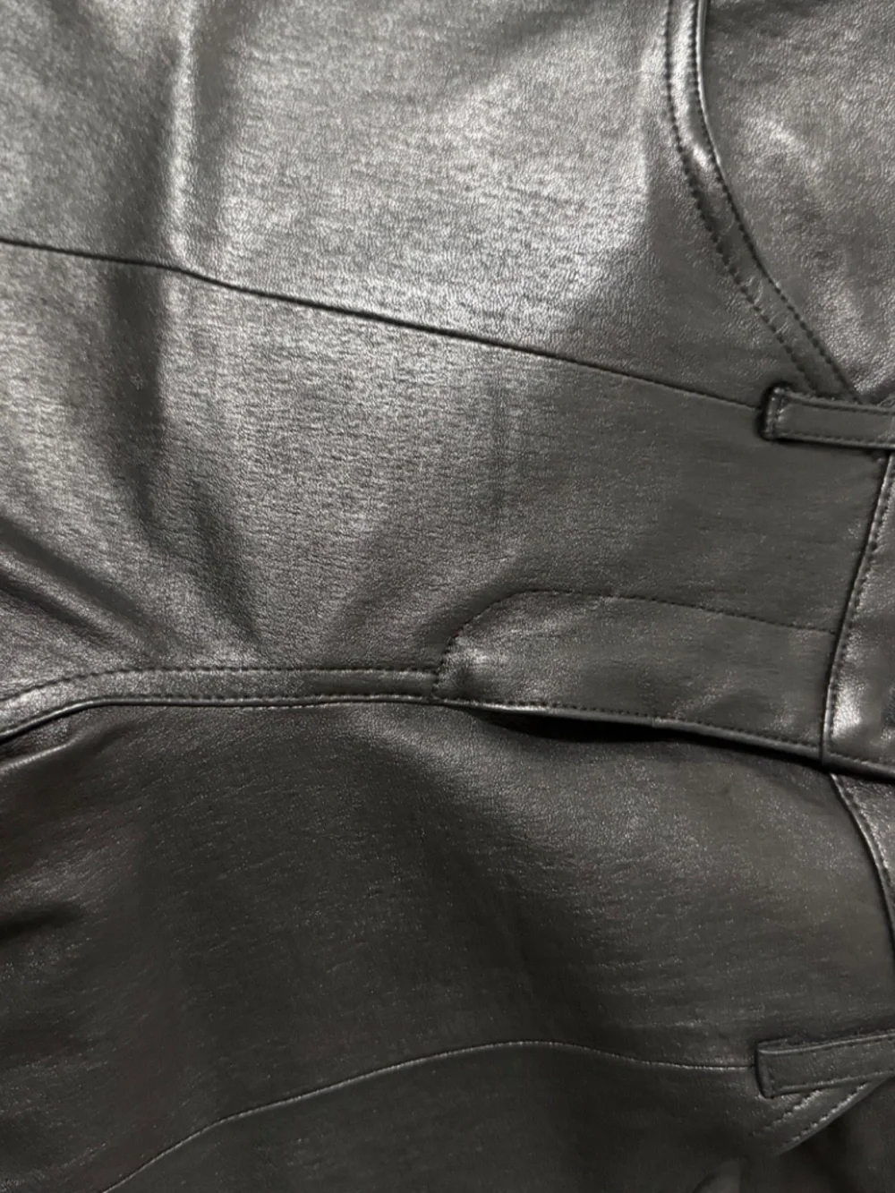 Tory Burch 100% Leather Skinny Leg Pants